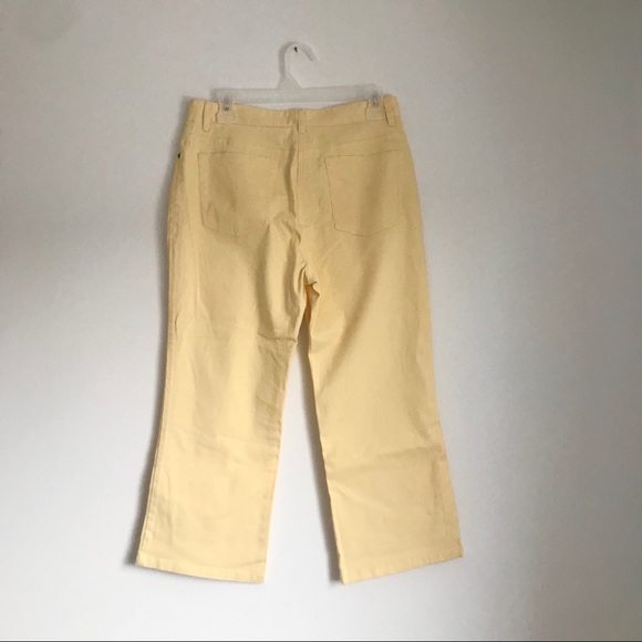 Jones New York Yellow Flared Dress Pants - Picture 2 of 3